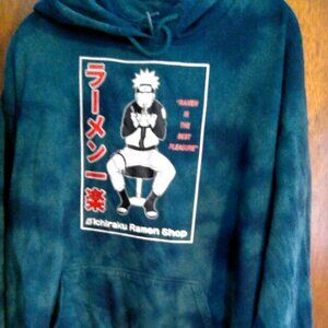 Naruto Shippuden Tie Dye Ramen Hoodie Size XL